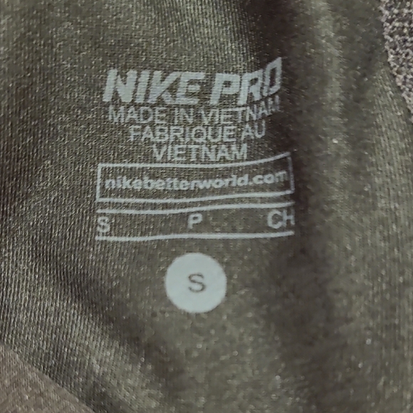 Nike Women's Athletic Shorts Black with Pink Accents - Picture 4 of 5